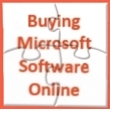 Buying Microsoft Sofware Online 4 Jigsaw Pieces